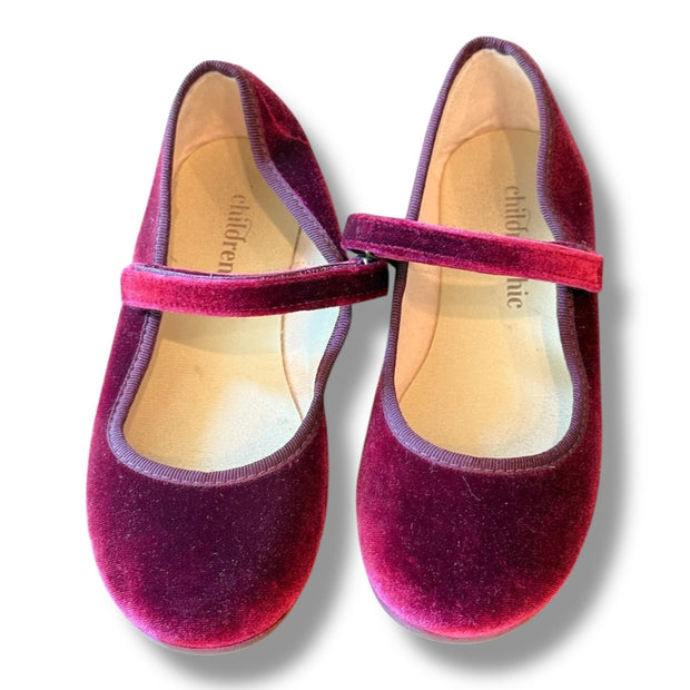 Size 13 (30) Childrenchic Burgundy Mary Janes Default Title / 13 / -