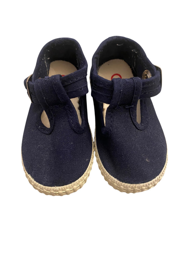 Size 18 (3) Cienta navy Mary Jane sneakers Default Title / 18 month / -