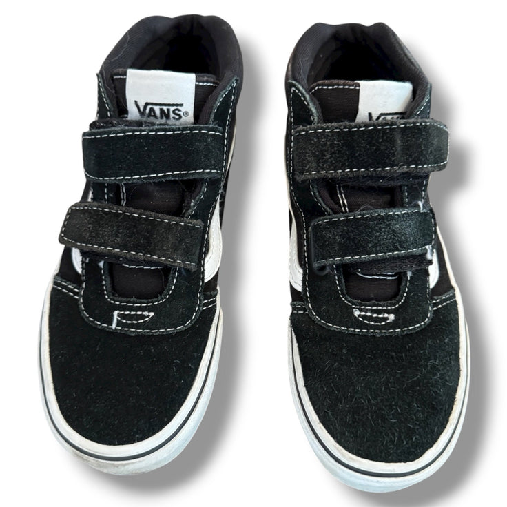 Size 5 kids Vans black suede velcro sneaker Default Title / 5 / -