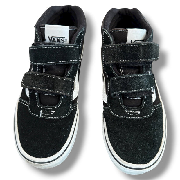 Size 5 kids Vans black suede velcro sneaker Default Title / 5 / -