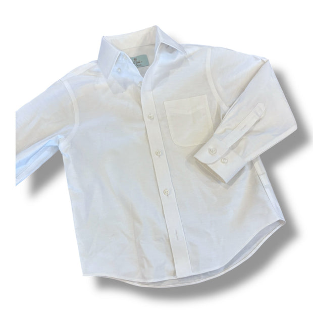 Size 3 Little English white collared shirt Default Title / 3 / Boy