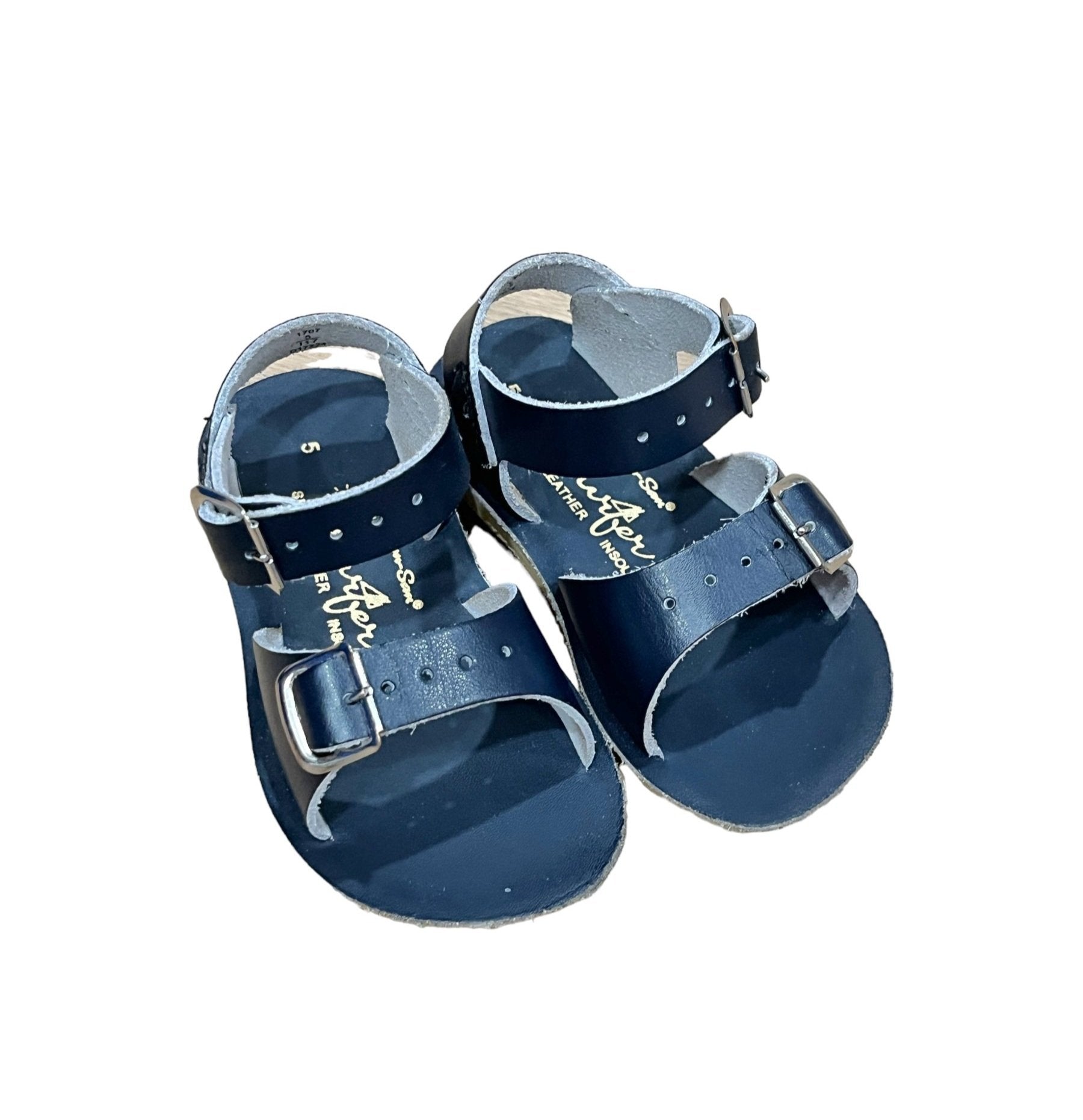 Size 5 Toddler Saltwater navy sandals Default Title / 5 / -