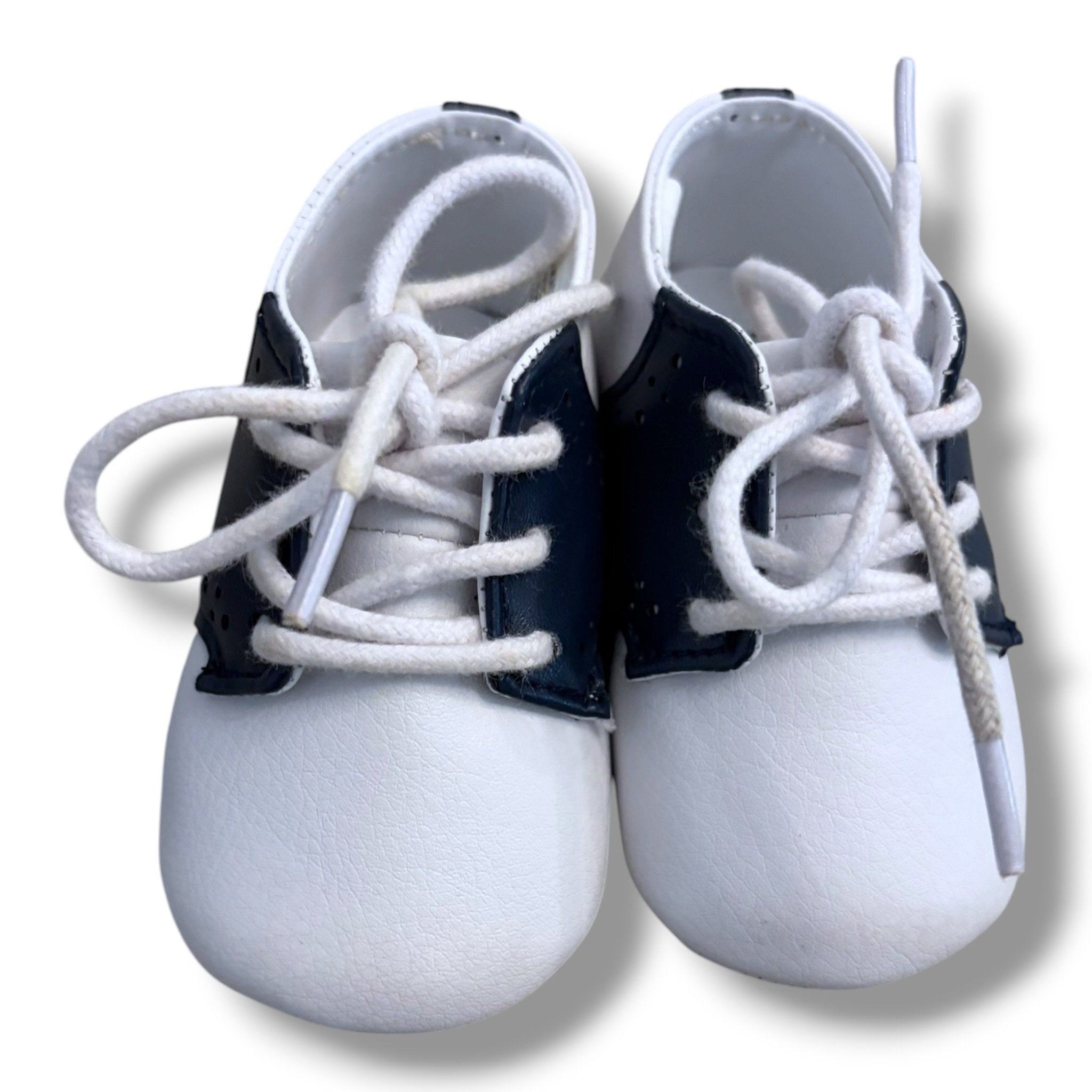 Size 6-12 months Janie and Jack navy and white saddle shoes Default Title / 6-12 month / -