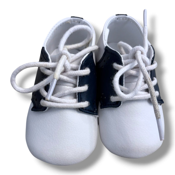 Size 6-12 months Janie and Jack navy and white saddle shoes Default Title / 6-12 month / -