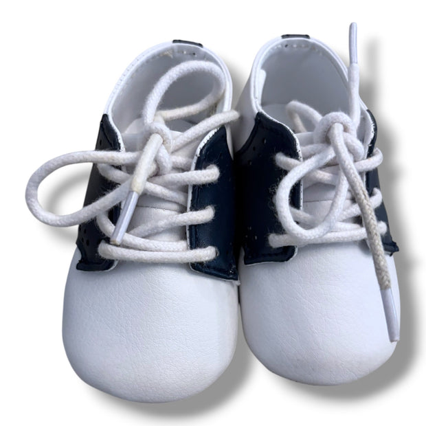Size 6-12 months Janie and Jack navy and white saddle shoes Default Title / 6-12 month / -