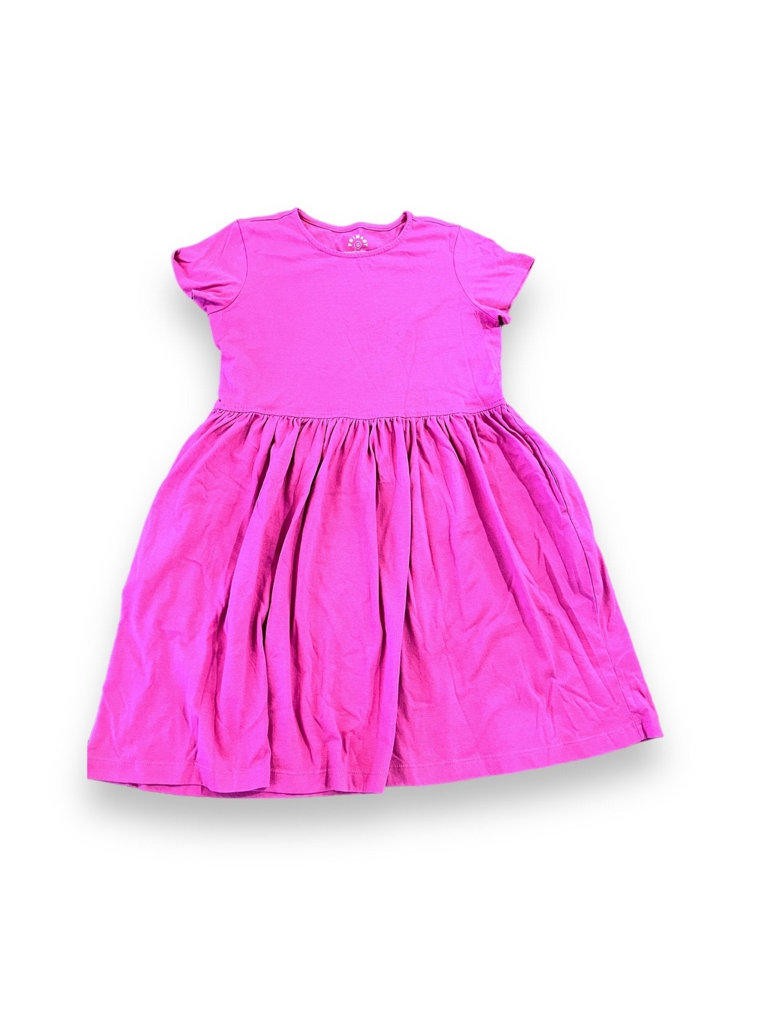 Size 12 Primary Hot Pink Dress Default Title / 12 / Girl