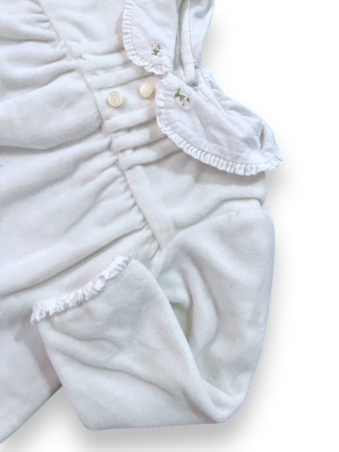 Size 9 month Ralph Lauren white velour tunic dress Default Title / 9 month / Girl