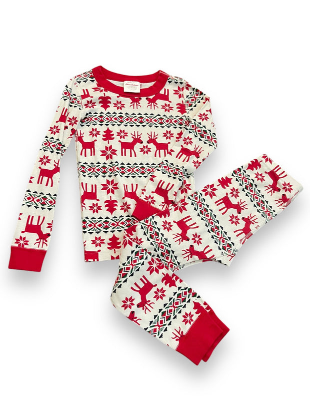 Size 6-7 Hanna Andersson deer deer pajamas Default Title / 7-Jun / -