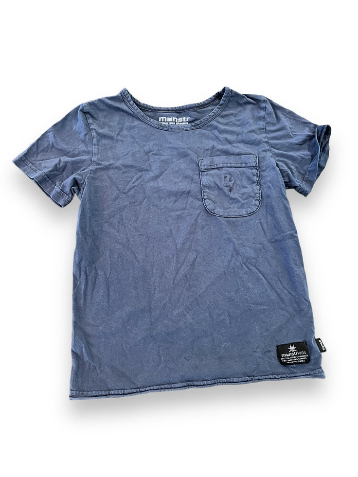 Size 6 Munster blue pocket tee Default Title / 6 / Boy