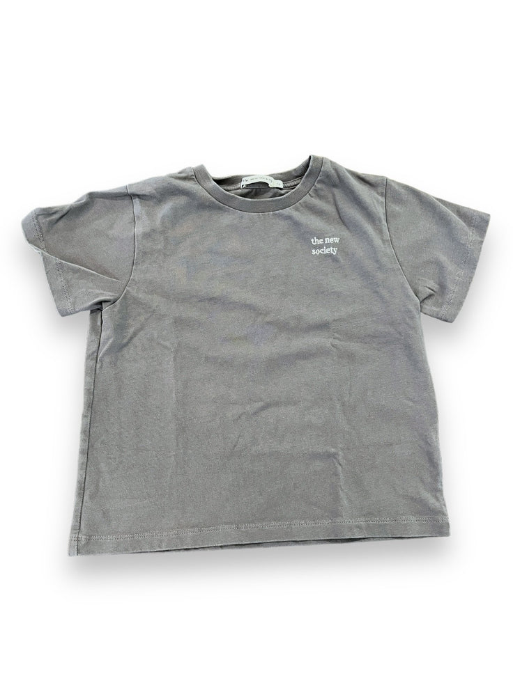 Size 6 The New Society grey tee Default Title / 6 / Boy
