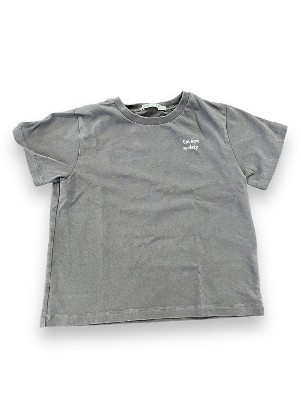 Size 6 The New Society grey tee Default Title / 6 / Boy