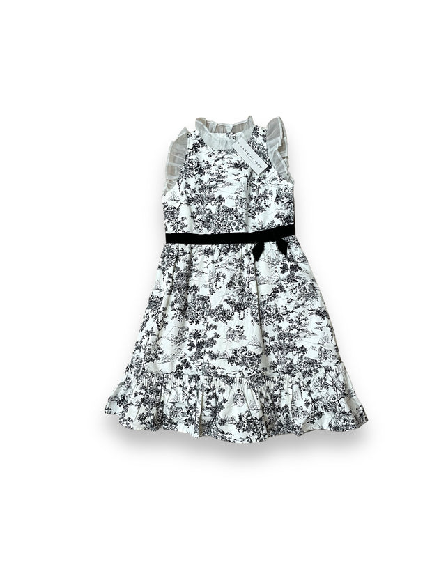 Size 6 Janie and Jack black and cream dress, NWT Default Title / 6 / Girl