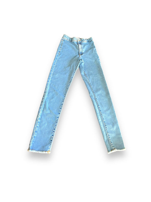 Size 11-12 Zara skinny jeans with raw hem Default Title / 12-Nov / Girl