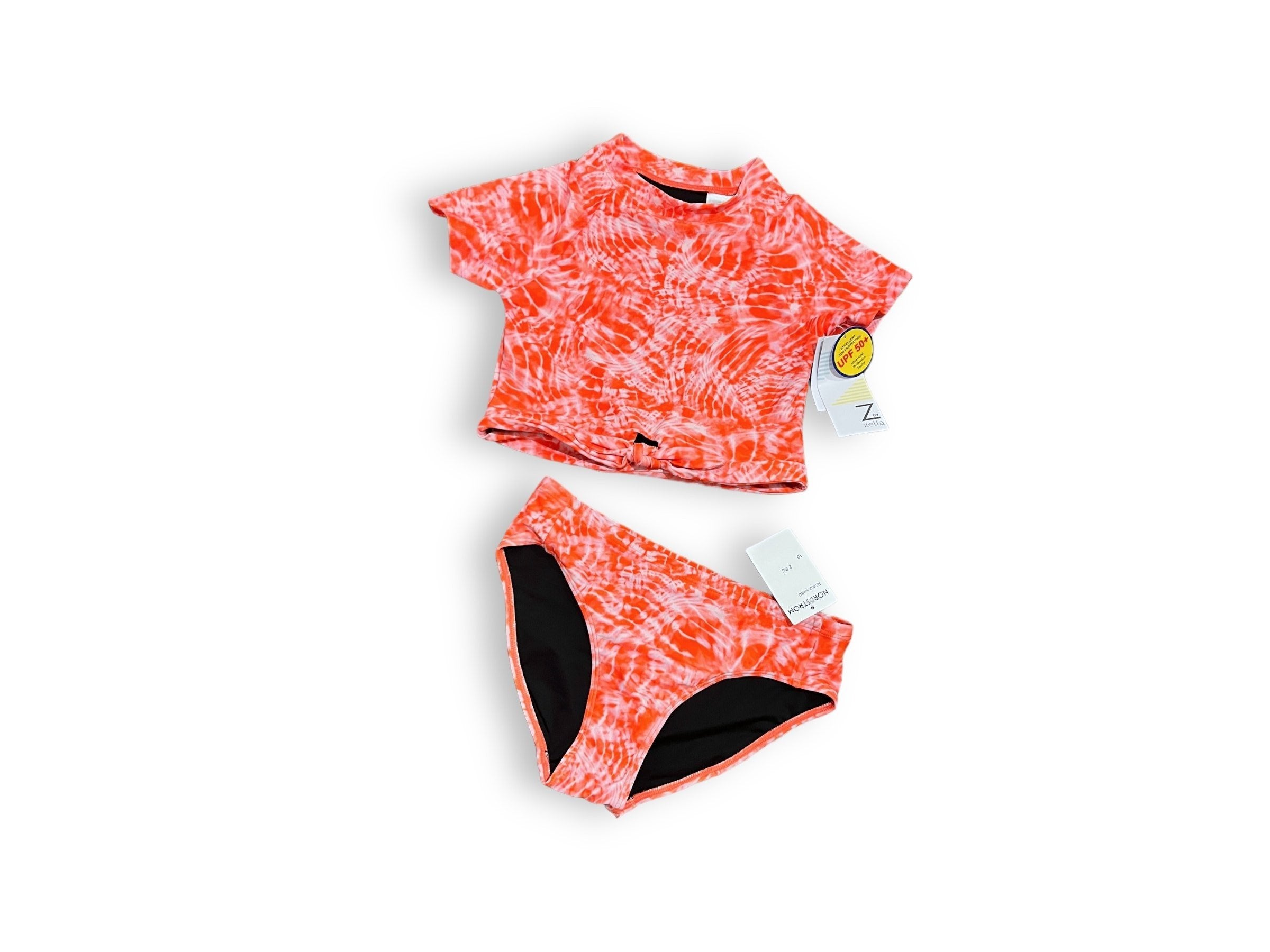Size 10 Zella pink tie dye two piece NWT Default Title / 10 / Girl