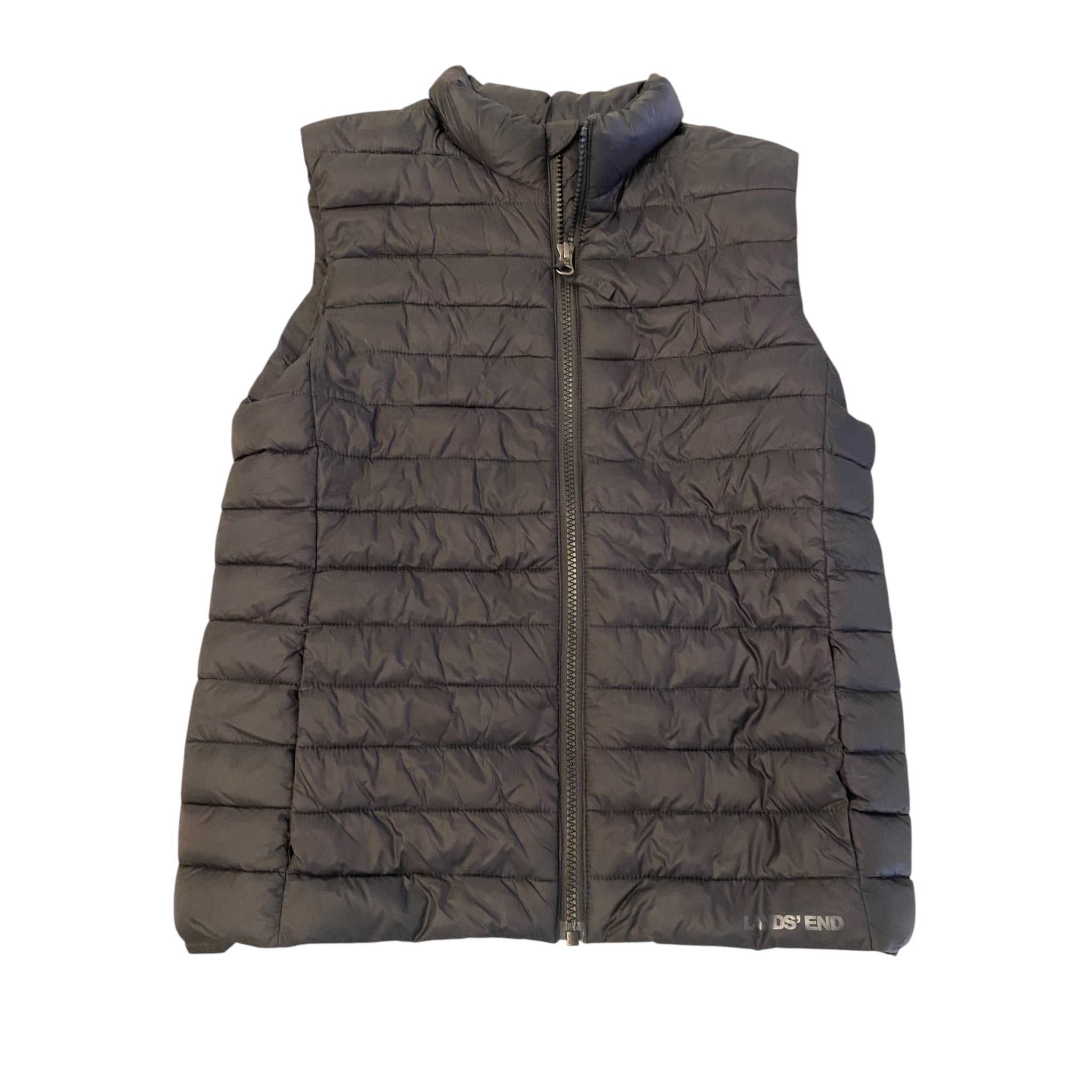 Size L (10-12) Lands End black puffer vest Default Title / Large / Boy