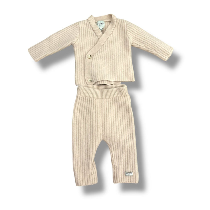 Size 6-12 month Donsje cream long sleeve and pant sweater set Default Title / 6-12 month / Girl