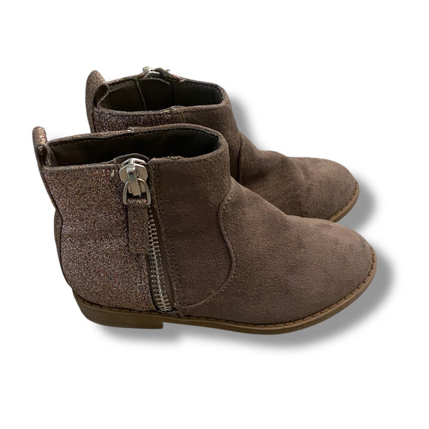 Size toddler 7 Harper Canyon brown and metallic booties Default Title / Toddler / -
