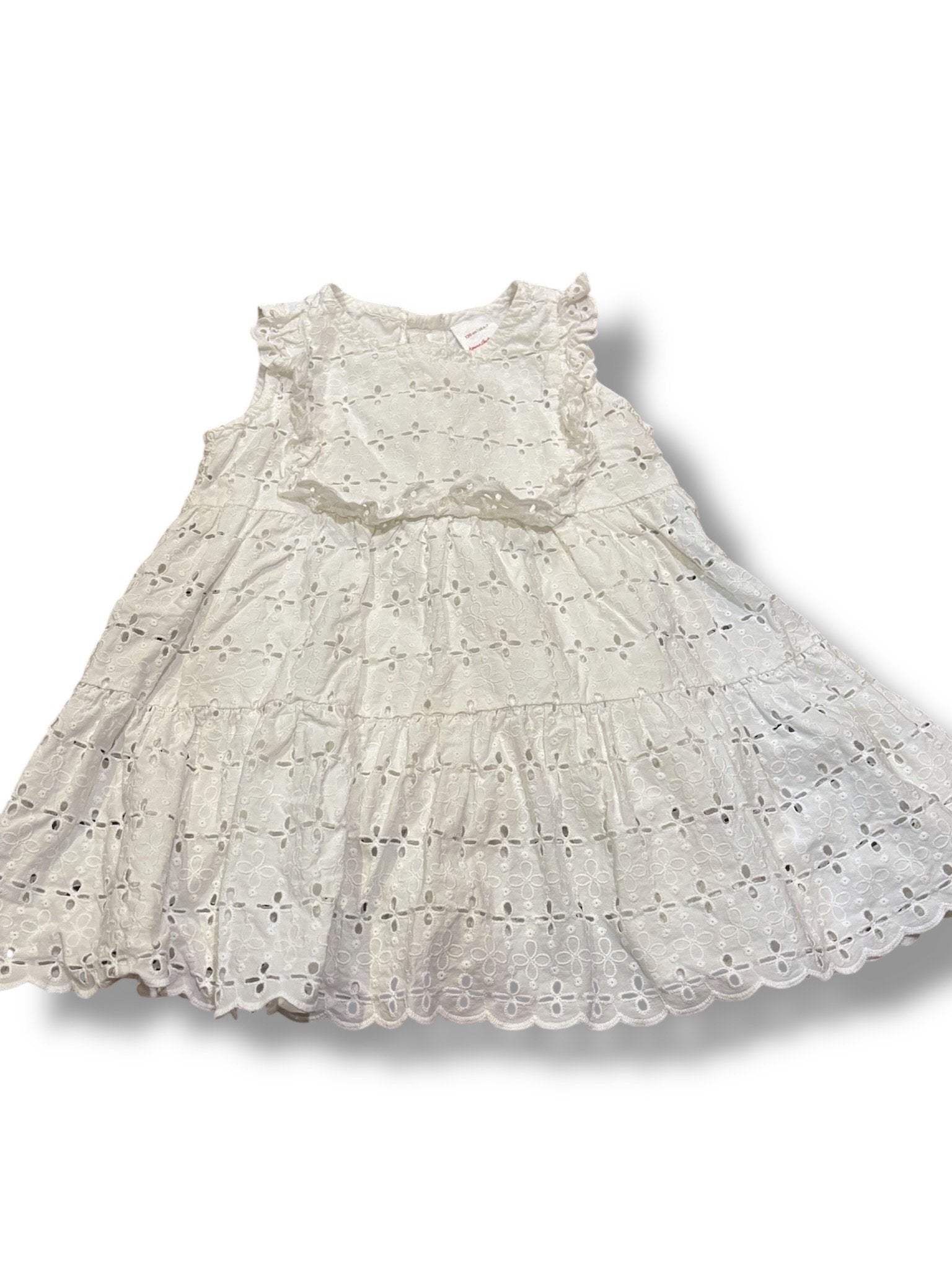 Size 6-7 Hanna Andersson white eyelet tunic Default Title / 7-Jun / Girl