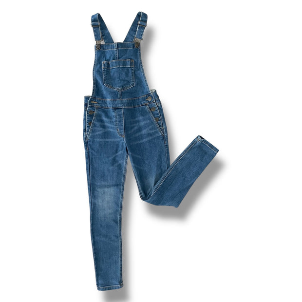 Size 10 Crewcuts blue denim overalls Default Title / 10 / Girl