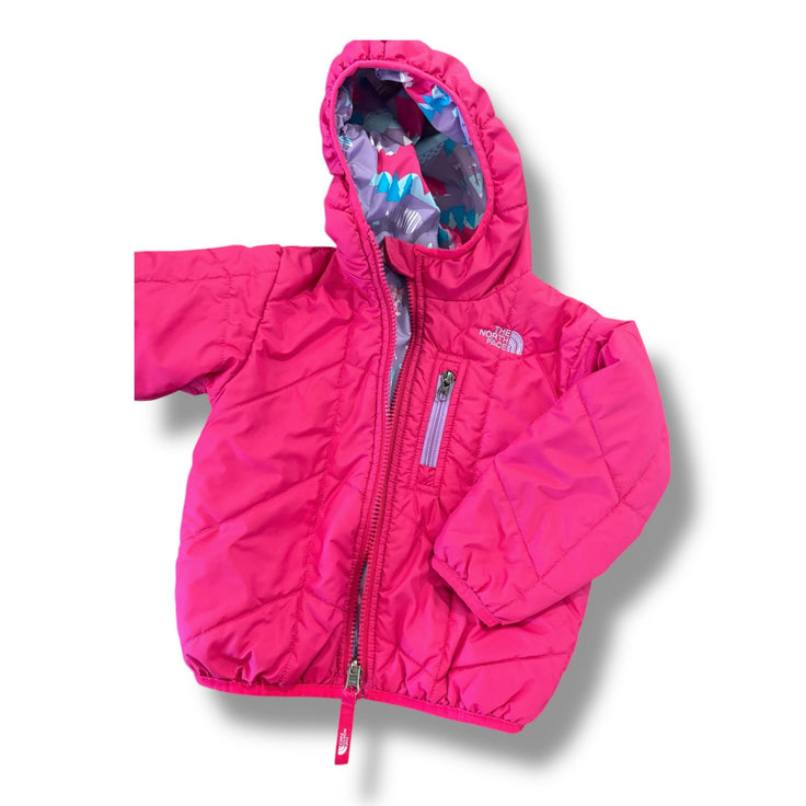 Size 18-24 month Northface pink jacket with purple animal lining Default Title / 18-24 month / Girl