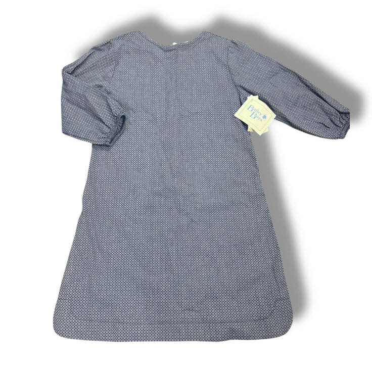 Size 8 Bailey Boys blue long sleeve tunic dress with blue diamond pattern - NWT Default Title / 8 / Girl