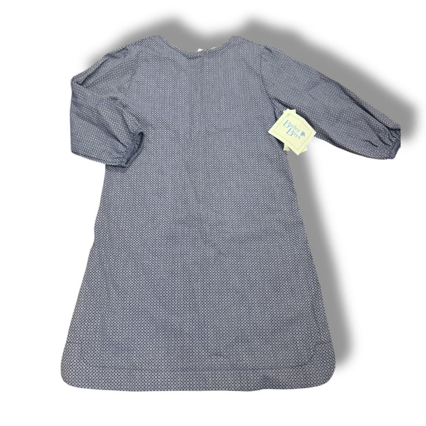 Size 8 Bailey Boys blue long sleeve tunic dress with blue diamond pattern - NWT Default Title / 8 / Girl