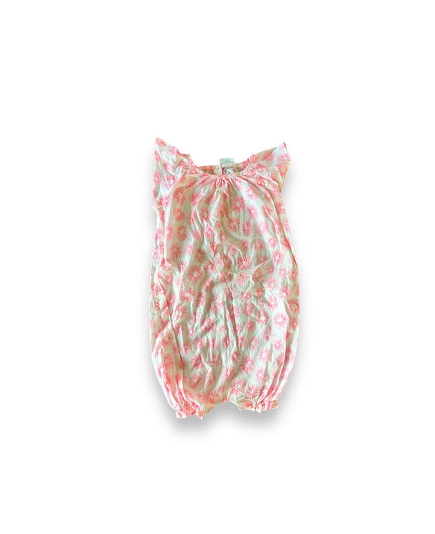 Size 12 month EGG white with pink flowers Default Title / 12 / Girl