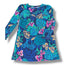 Size 4-5 Lilly Pulitzer navy/teal/pink/tan floral long-sleeve knit dress Default Title / 5-Apr / Girl