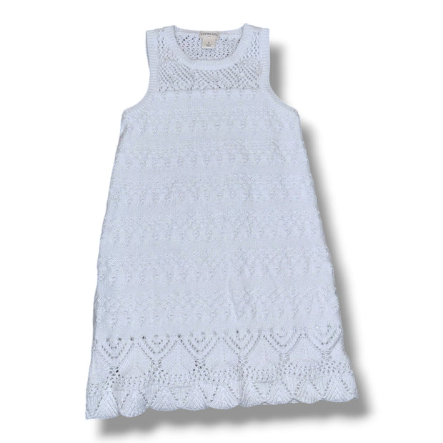 Size 5 Crewcuts white sweater-material jumper Default Title / 5 / Girl
