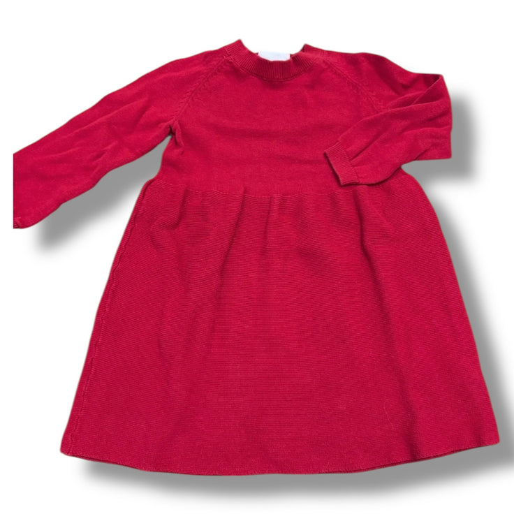 Size 2 Vignette red sweater dress Default Title / 2 / Girl