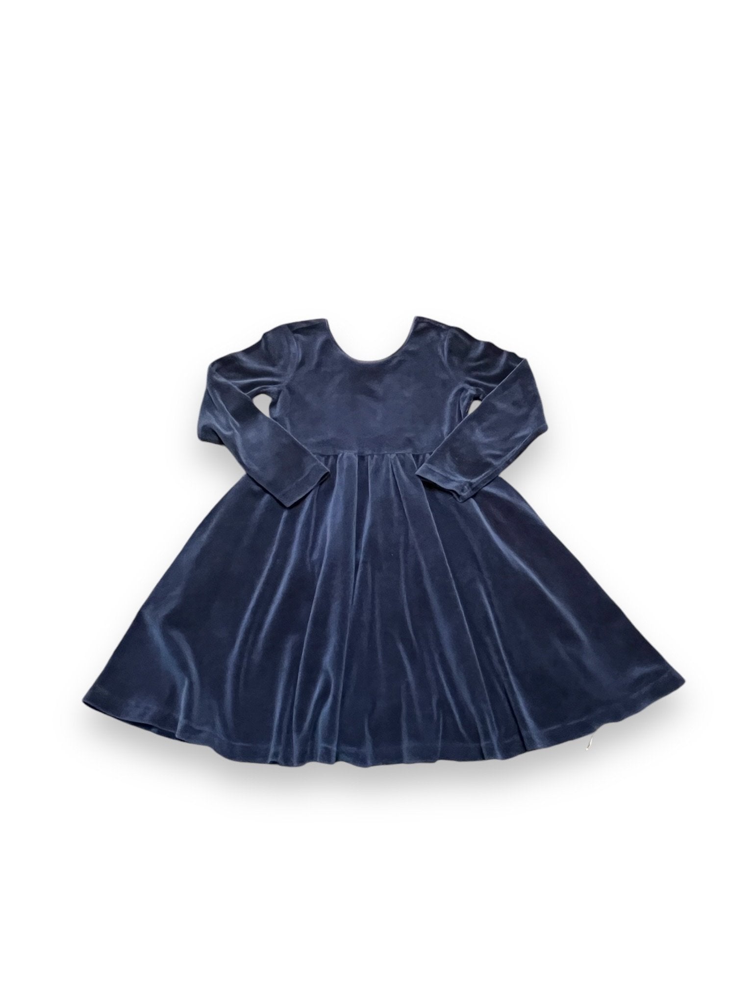Size 4 Hanna Andersson navy velour soft skater dress- light wear (Copy) Default Title / 4 / Girl