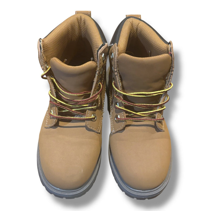Size Boys 2 Eddie Bauer tan work boots Default Title / 2 / Boy