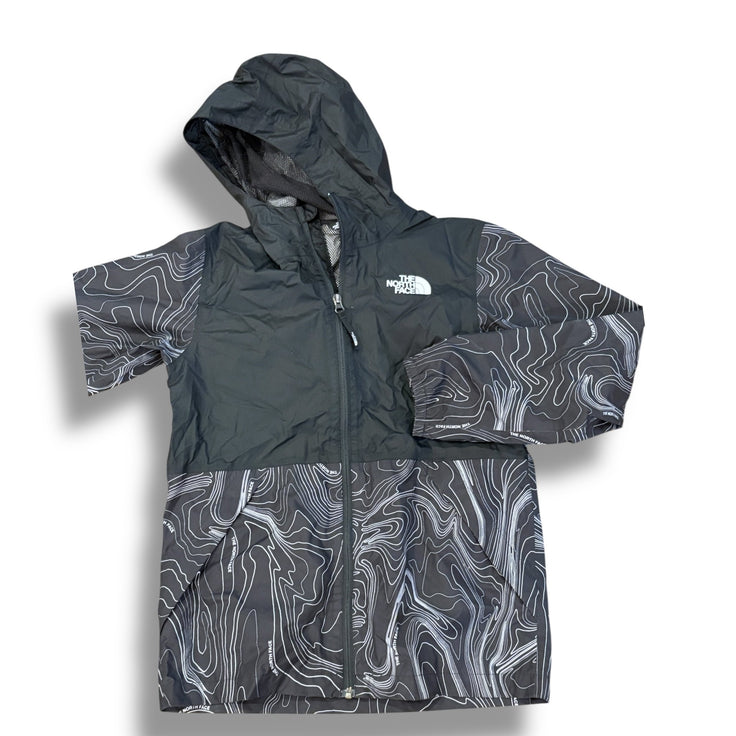 Size 14-16 Northface black windbreaker with black and white marble pattern Default Title / 14-16 / Boy