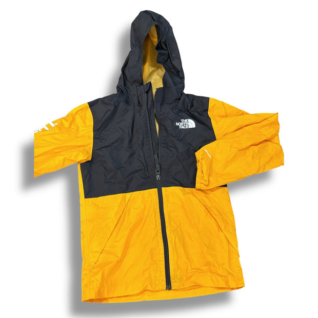 Size 10-12 Northface black and yellow windbreaker, slight discoloration at bottom of zipper Default Title / 12-Oct / Boy