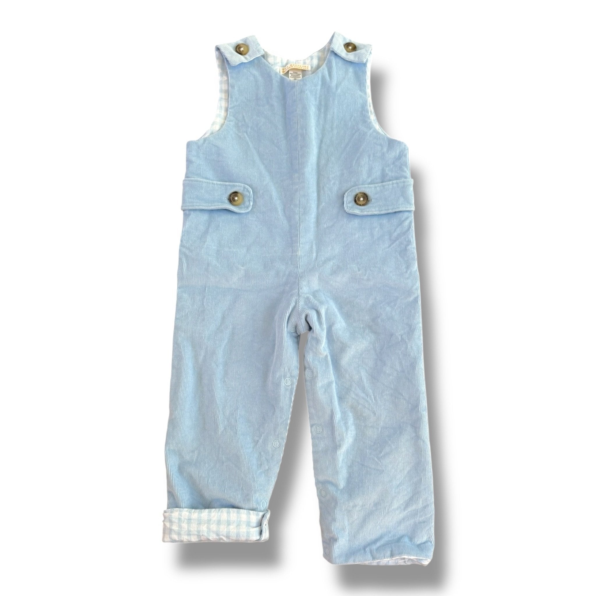 Size 2 TBBC light blue fine corduroy longall Default Title / 2 / Boy