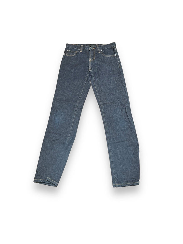 Size 12 (26) RVCA daggers denim boys dark blue jeans Default Title / 12 / Boy