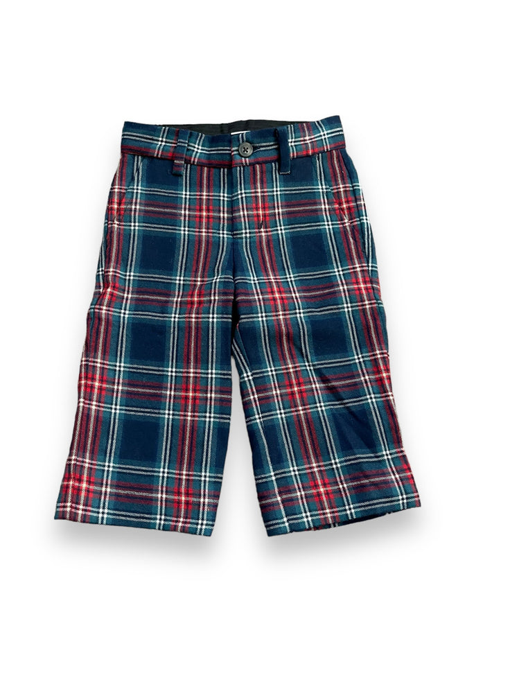 Size 12-18 month red/green plaid dress pants Default Title / 12-18 month / Boy