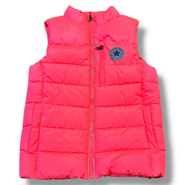 Size 10-12 Converse neon pink puffer vest Default Title / 12-Oct / Girl