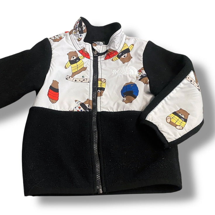 Size 12-18 month North Face black fleece zip up jacket with bears Default Title / 12-18 month / Boy
