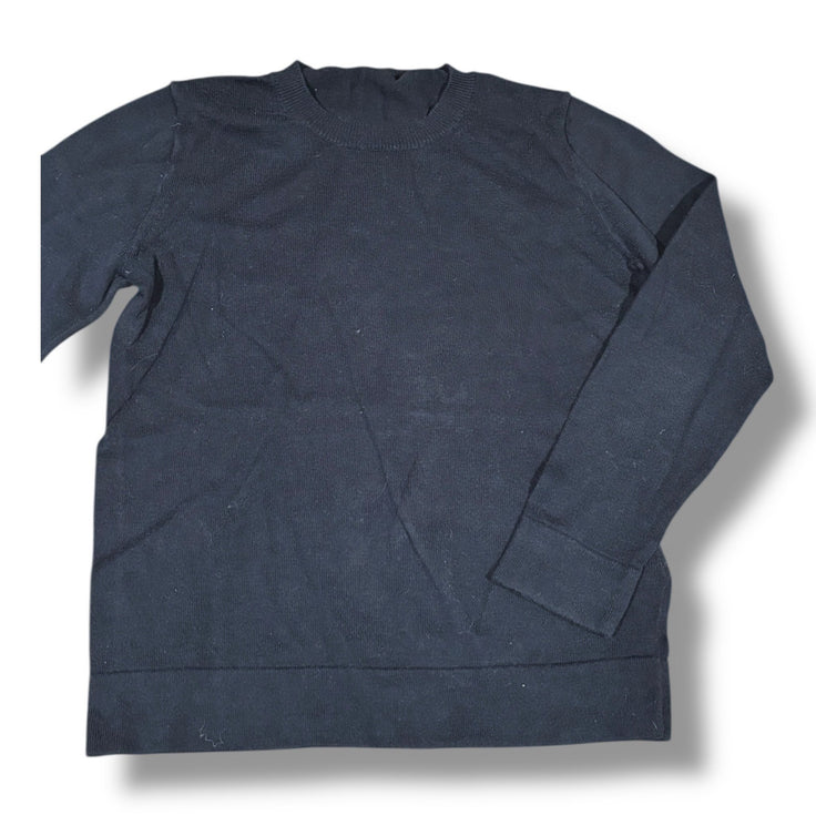 Size 6 (no tag) Crewcuts navy crewneck sweater Default Title / 6 / Girl
