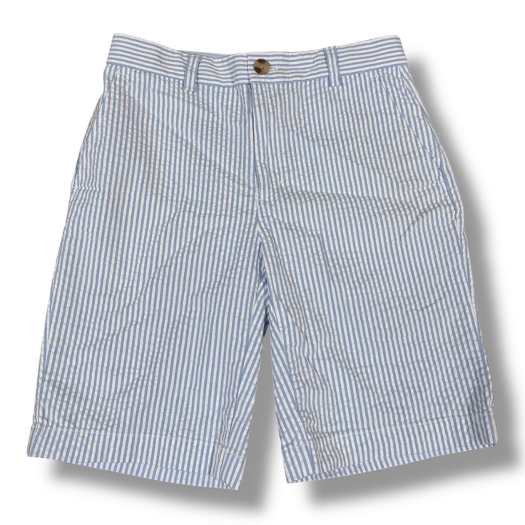 Size 12 Vineyard Vines light blue/white striped seersucker shorts Default Title / 12 / Boy