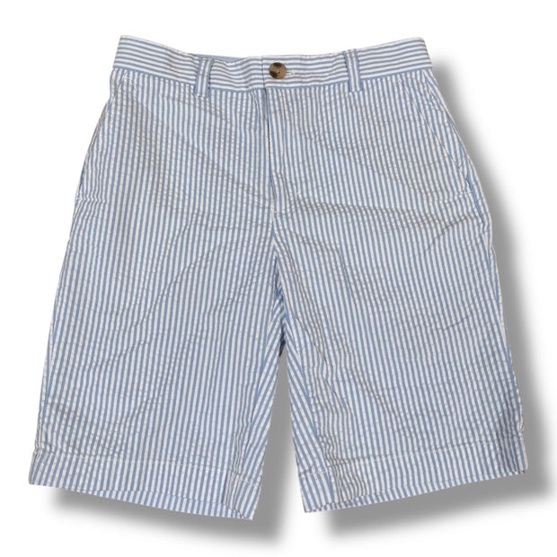 Size 12 Vineyard Vines light blue/white striped seersucker shorts Default Title / 12 / Boy
