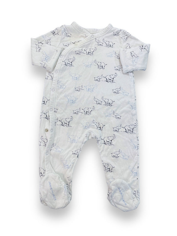 Size 3-6 month Janie and Jack Elephant Sleeper Default Title / 3-6 month / Boy