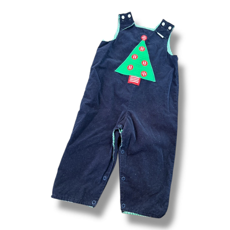 Size 24 month Bailey Boys fine corduroy reversible jumper with tree/chicken Default Title / 2 / Boy