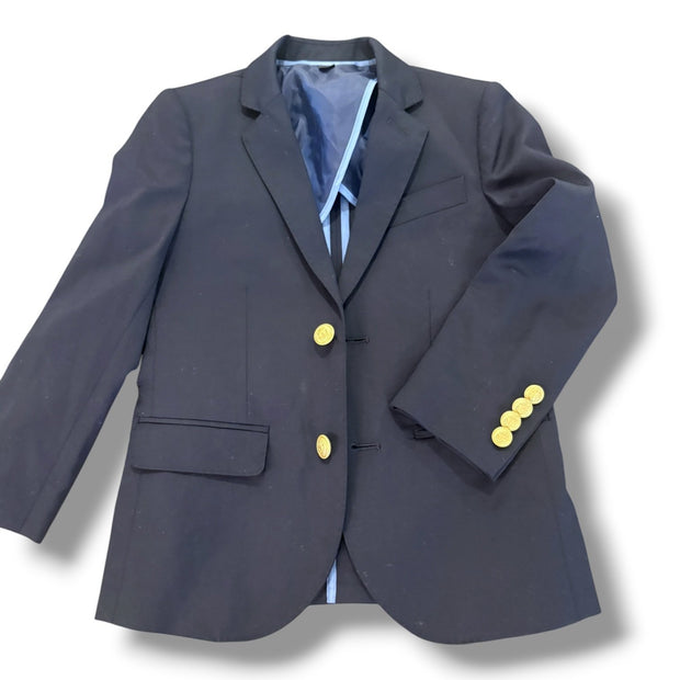 Size 5 Crewcuts Ludlow navy blazer with gold buttons Default Title / 5 / Boy