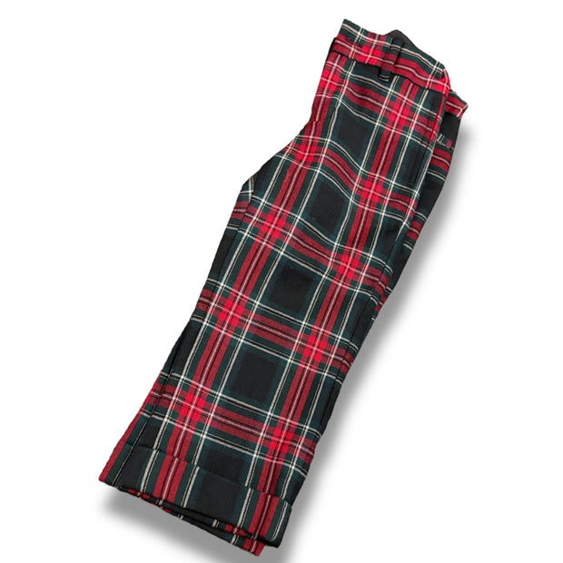 Size 3 Janie and jack navy/red/white tartanplaid lined dress pants Default Title / 3 / Boy