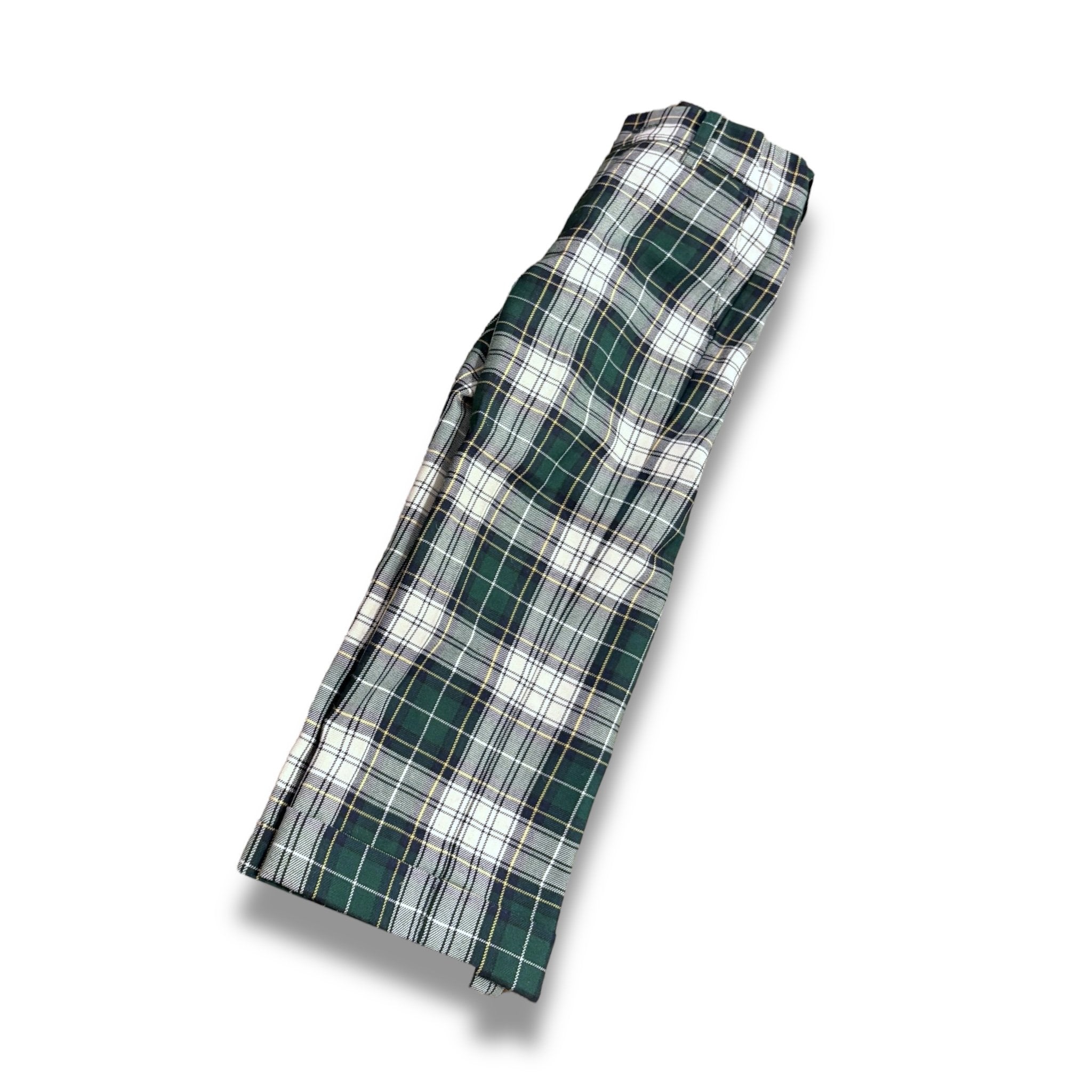 Size 4 Janie and jack navy/green/white plaid lined dress pants Default Title / 4 / Boy
