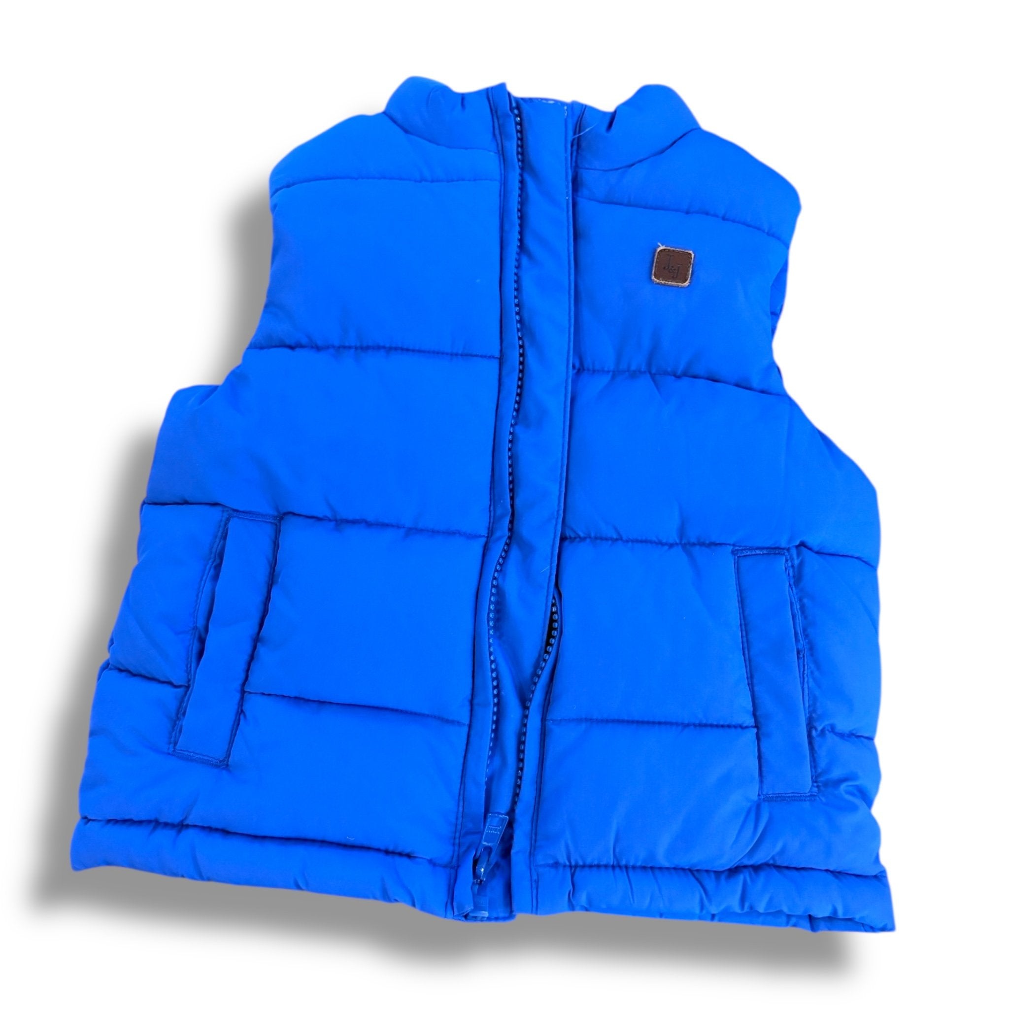 Size 2 Janie and jack blue puffer vest Default Title / 2 / Boy