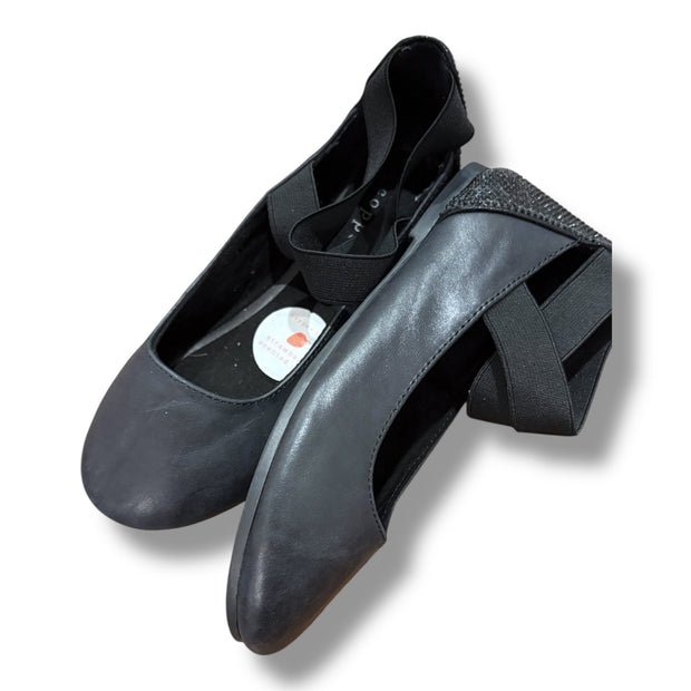 Size 13 toddler Copper key black ballet flats, NWOT Default Title / 13 / -