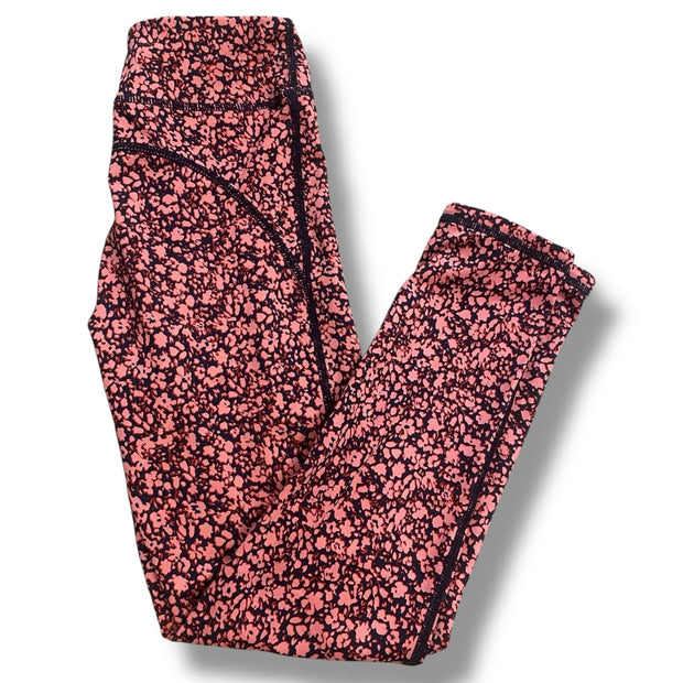 Size 7-8 Zella pink and navy patterned leggings Default Title / 8-Jul / Girl